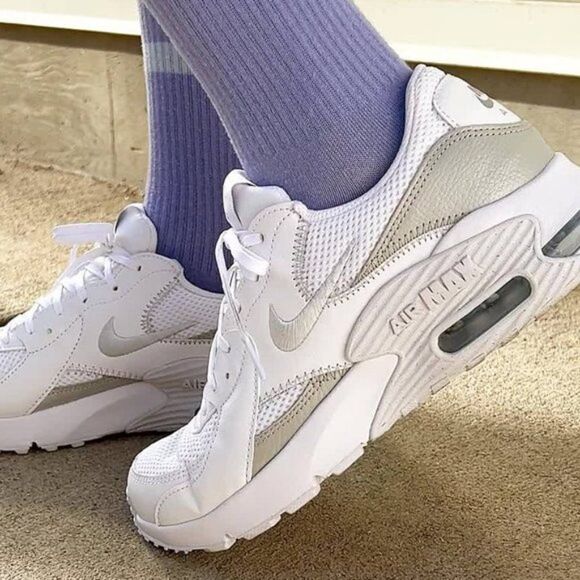 Nike Air Max Excee White Metallic Platinum Women's Size 8 - Picture 6 of 6